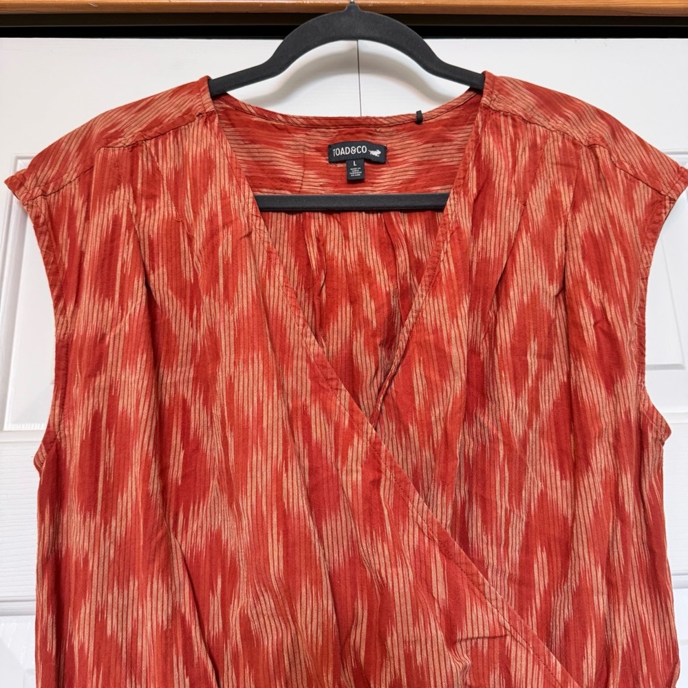 Toad&Co Terracotta Patterned Romper - Picture 4 of 7